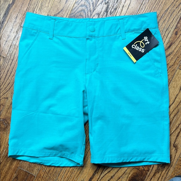 NWT Art Class Boys Hybrid Swim Shorts Trunks Board Shorts Size 14 Turquoise - Picture 1 of 2